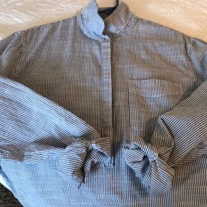 Long sleeve chambray shirt